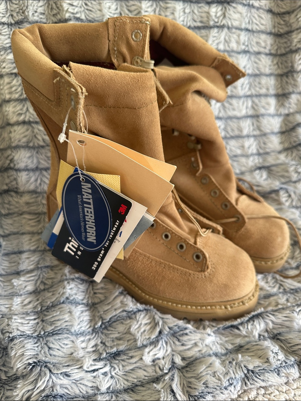 NWT Matterhorn Desert Tan Military Combat Field Boots